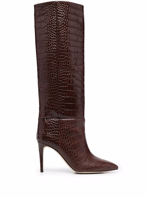 Leather boots PARIS TEXAS | PX548XCOCOCIOCCOLATO